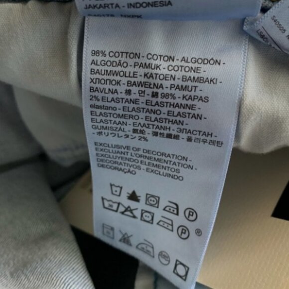 Levi's Wedgie Skinny Jeans Frayed Hem - Picture 9 of 9